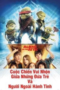 Xem phim Cuộc Chiến Vui Nhộn Giữa Những Đứa Trẻ Và Người Ngoài Hành Tinh - Aliens In The Attic (2009)